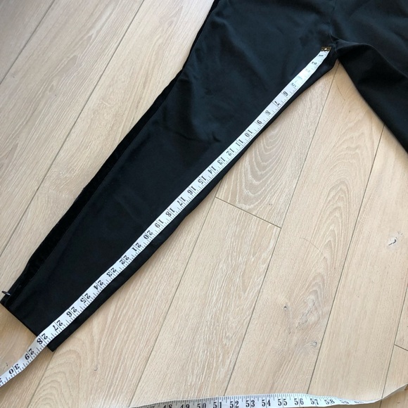 Polo Ralph Lauren Velvet Line Slim Fit Pants in Black Women’s Size 12 - Picture 4 of 12